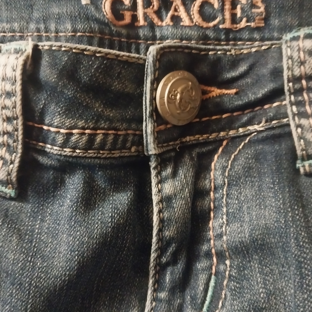 Grace in LA Capri Pants NWOT SZ 26 - Picture 8 of 9